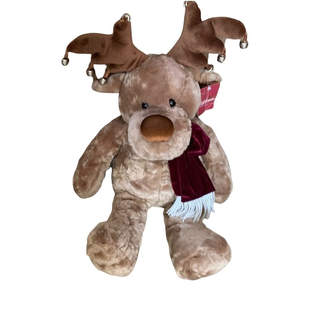 LargeWindsor Collection Reindeer Plush 26" Jingle Bells Christmas So Soft! Sears